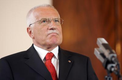 Prezident ČR Václav Klaus.