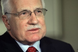 Prezident Václav Klaus v New Yorku.