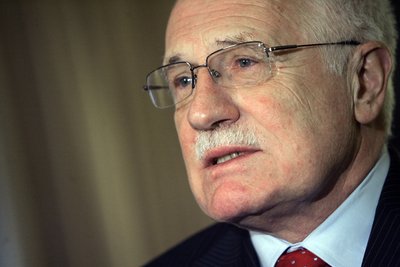 Prezident Václav Klaus.