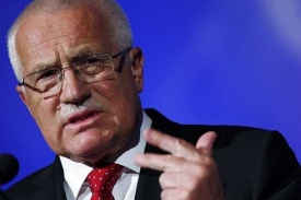 Prezident Václav Klaus.