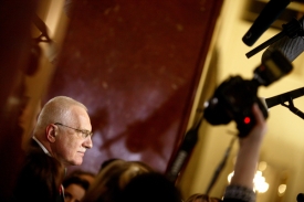 Václav Klaus promluvil o výsledku voleb.