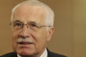 Prezident České republiky Václav Klaus.