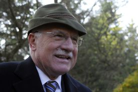 prezident V&aacute;clav Klaus na n&aacute;v&scaron;těvě &uacute;steck&eacute;ho kraje