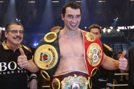Světov&yacute; &scaron;ampion Vladimir Kličko.