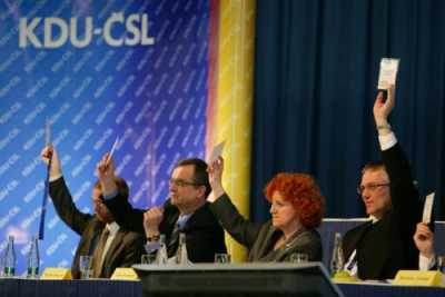 Pardubice hostily sjezd KDU-ČSL.