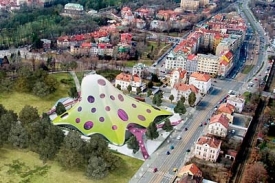 Kaplického knihovna na Letné.