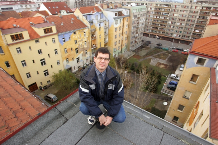 Majitel žižkovského činžáku Martin Kohout narazil u památkářů.