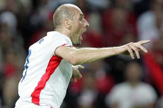 Fotbalový útočník Jan Koller.