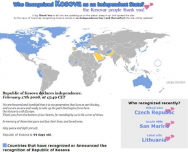 Kosovo děkuje České republice.