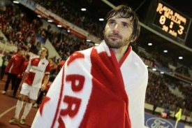 Matej Krajč&iacute;k je&scaron;tě za sv&eacute;ho působen&iacute; v pražsk&eacute; Slavii.