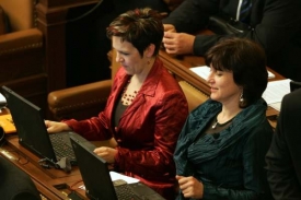Věra Jakubkov&aacute; a Olga Zubov&aacute; patř&iacute; k velk&yacute;m kritikům veden&iacute; zelen&yacute;ch.