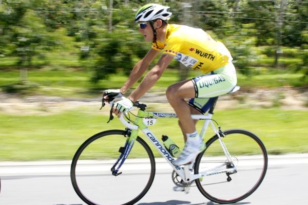 Roman Kreuziger si jede pro triumf v závodě Kolem Švýcarska.