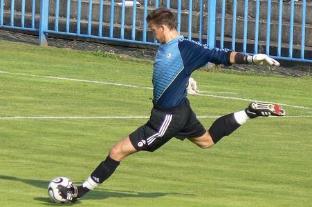 Jakub Diviš v dresu rezervy pražské Slavie.
