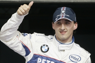 Pilot BMW Robert Kubica. Pilot BMW Robert Kubica.