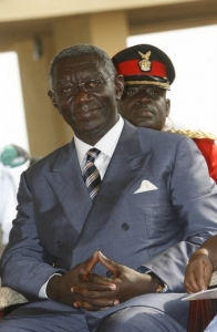 Odch&aacute;zej&iacute;c&iacute; prezident Kufuor se může usm&iacute;vat. Dostal pěkn&eacute; odstupn&eacute;.