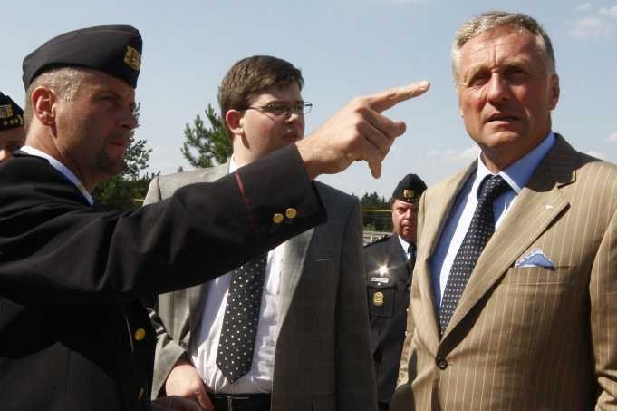 Luděk Kula (vlevo) s Jiřím Pospíšilem a Mirkem Topolánkem.