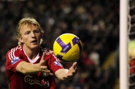 Fotbalový útočník Liverpoolu Dirk Kuyt.