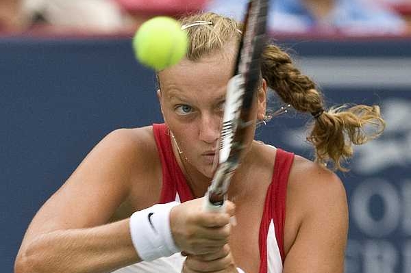 Petra Kvitová na turnaji v Montrealu.