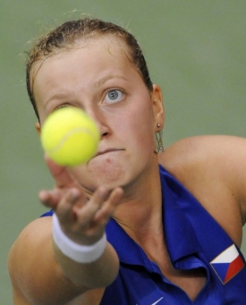 Petra Kvitová si držela podání.