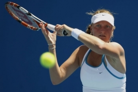 Petra Kvitov&aacute; v utk&aacute;n&iacute; proti Bělorusce Azarenkov&eacute;.