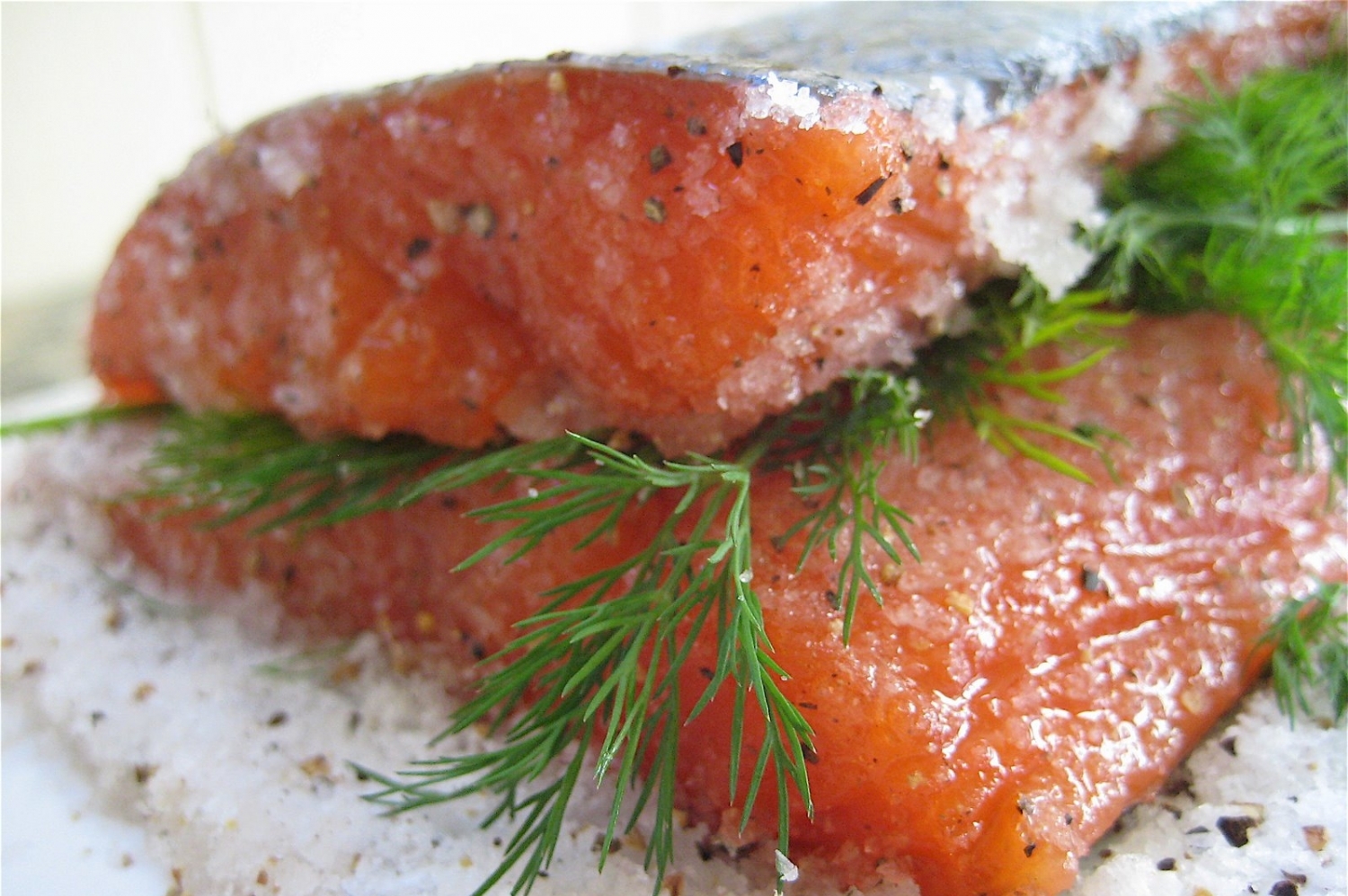 Finská specialita? Marinovaný losos gravlax.