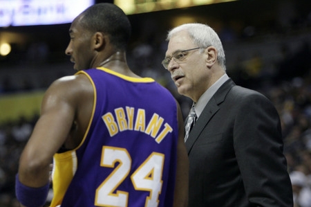 Phil Jackson a Kobe Bryant 