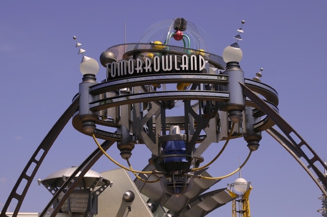Tomorrowland v zábavním parku Magic Kingdom.