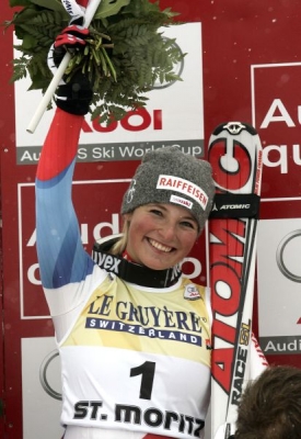 Sedmn&aacute;ctilet&aacute; v&iacute;tězka Lara Gutov&aacute;.
