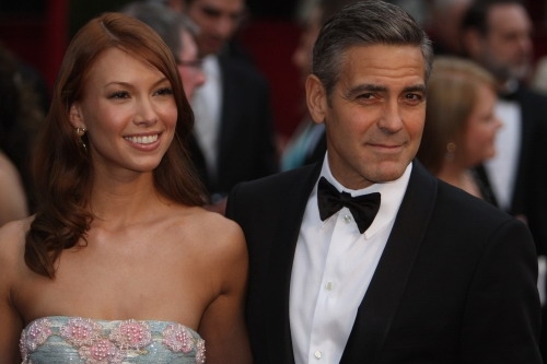 Sarah Larsonová a George Clooney Sarah Larsonová a George Clooney