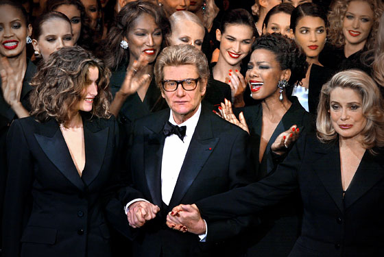 Yves Saint Laurent v roce 2002.