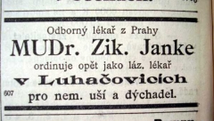 l&eacute;kař Janke