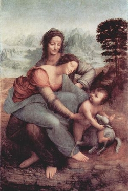 Panna Maria s malým Ježíškem a svatou Annou, okolo 1508