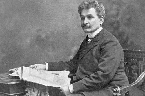 Hudební skladatel Leoš Janáček - snímek z roku 1910. 