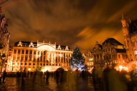 Náměstí Gran Place v Bruselu.
