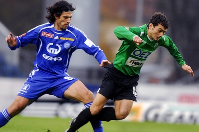 Jan Svátek z Jablonce (vpravo) a Rossi z Olomouce.