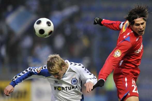 Momentka z utkání Liberec - Brno 0:0.