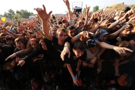 Fanou&scaron;ci na festivalu Rock For People.
