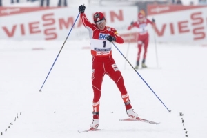 Todd Lodwick držitel druh&eacute; zlat&eacute; medaile na MS v Liberci.