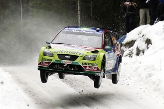 Momentka ze Švédské rallye.