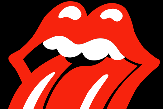 Rty a jazyk kapely Rolling Stones.