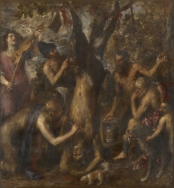 Tiziano Vecellio zv. Tizian, Apollo a Marsyas, asi v letech 1550-1576