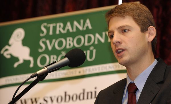 Petr Mach, první šéf nové pravicové strany.