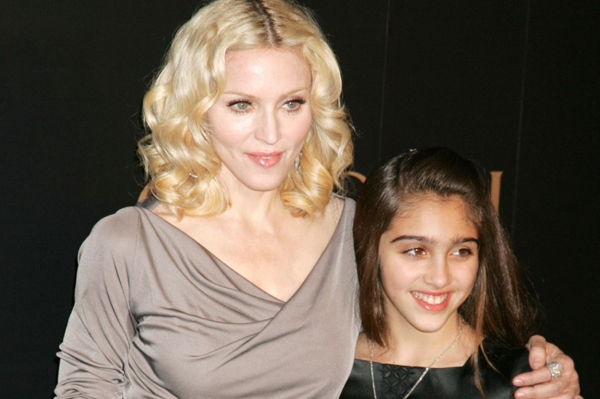 Madonna se svojí dcerou Lourdes.