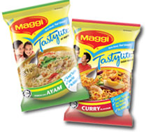 Ne po v&scaron;em rostou svaly. Maggi nab&iacute;z&iacute; různ&eacute; nudle...