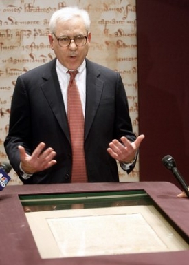 Nový majitel listiny Magna Charta David Rubenstein.