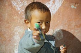 Tibetsk&yacute; chlapec.
