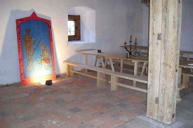 Interiér tvrze.