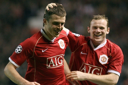 Oslava hráčů Manchester United