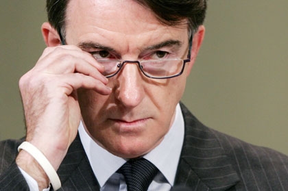 Eurokomisař pro obchod Peter Mandelson Eurokomisař pro obchod Peter Mandelson