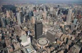 Letecký pohled na Manhattan